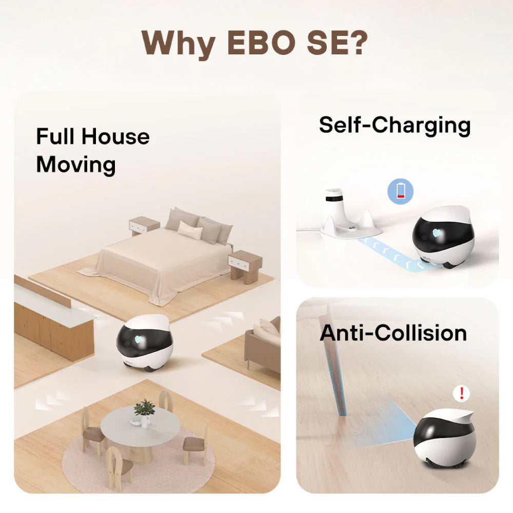 EBO SE – AI-Powered Mobile Cam Bot