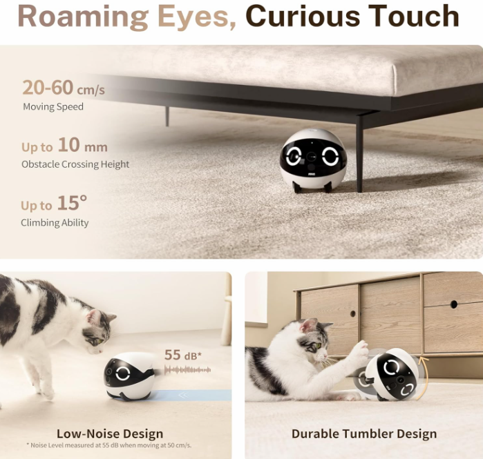 Rolo Mini – Smart 360° Home Companion Robot