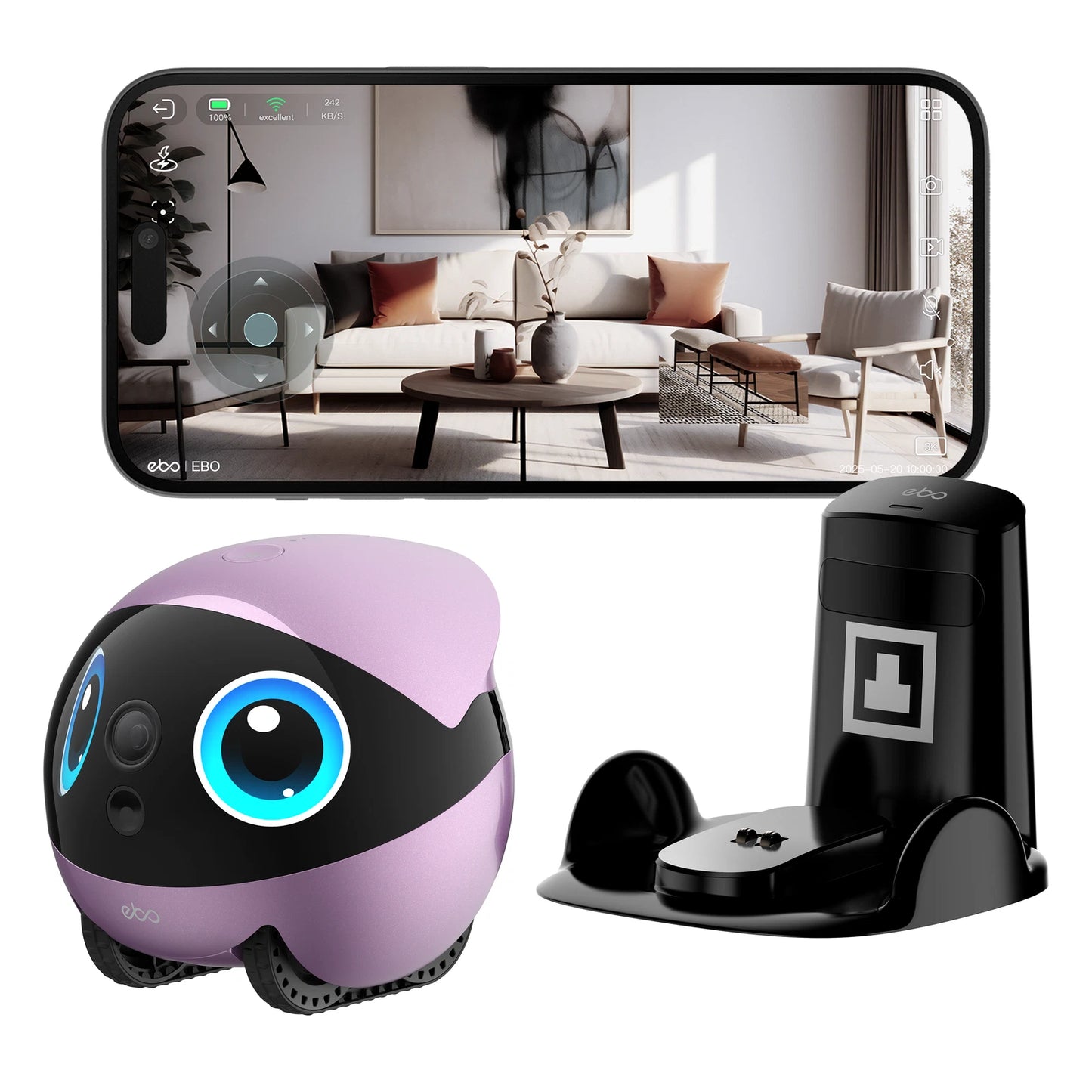 EBO Air 2 Plus – Smart AI Companion Robot with HD Camera