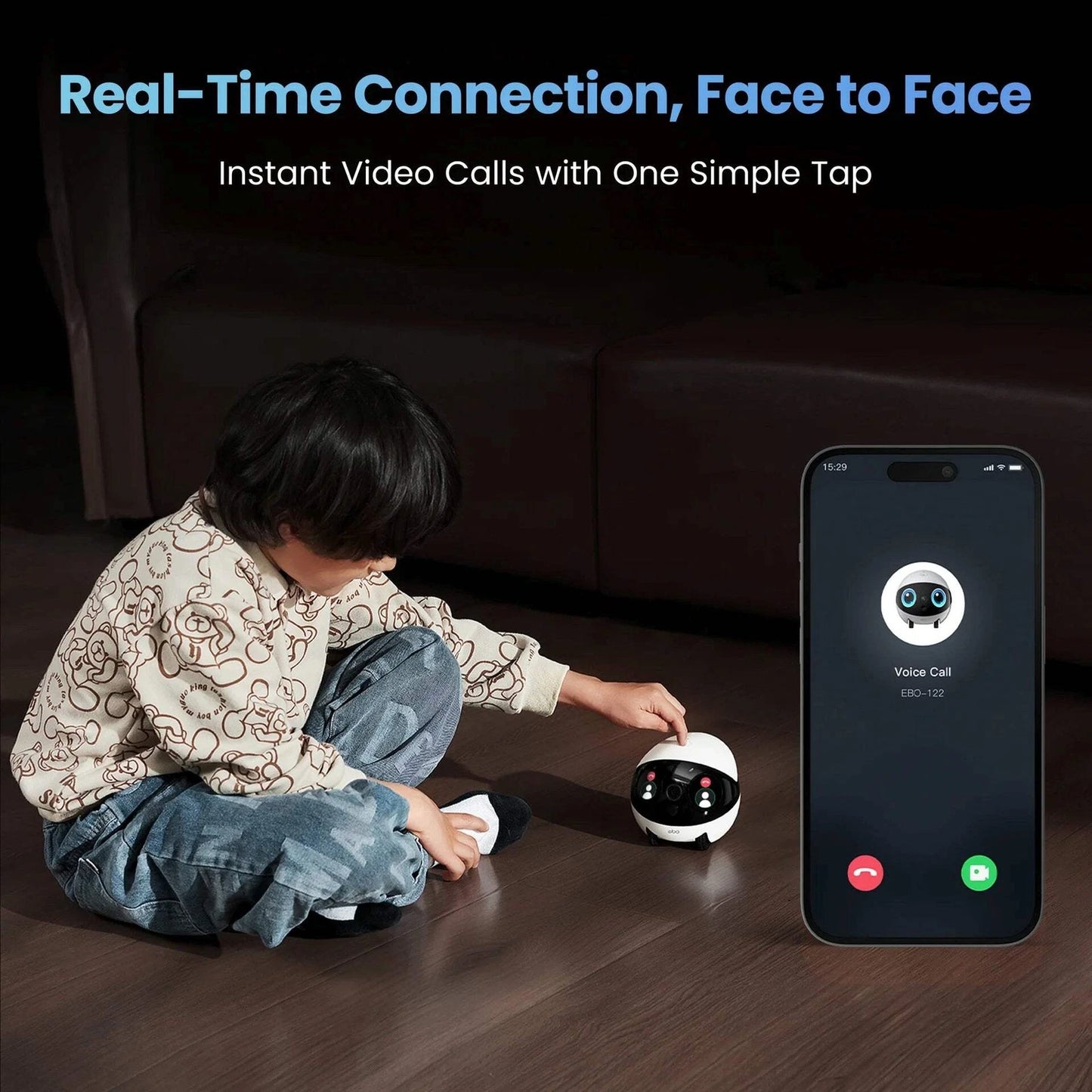 EBO Air 2 Plus – Smart AI Companion Robot with HD Camera